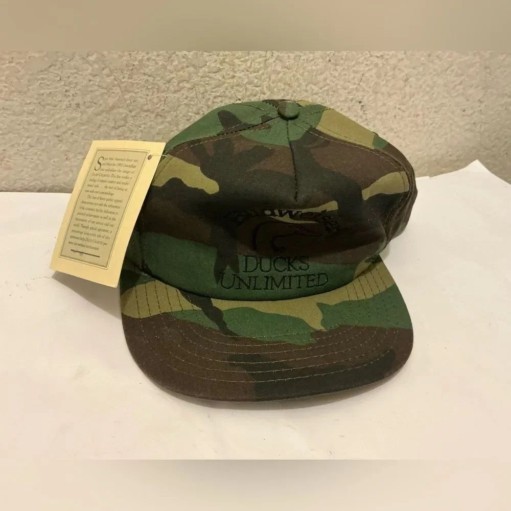 New New Budweiser Ducks Unlimited Adjustable Snapback Hat Cap Camo Hunting USA